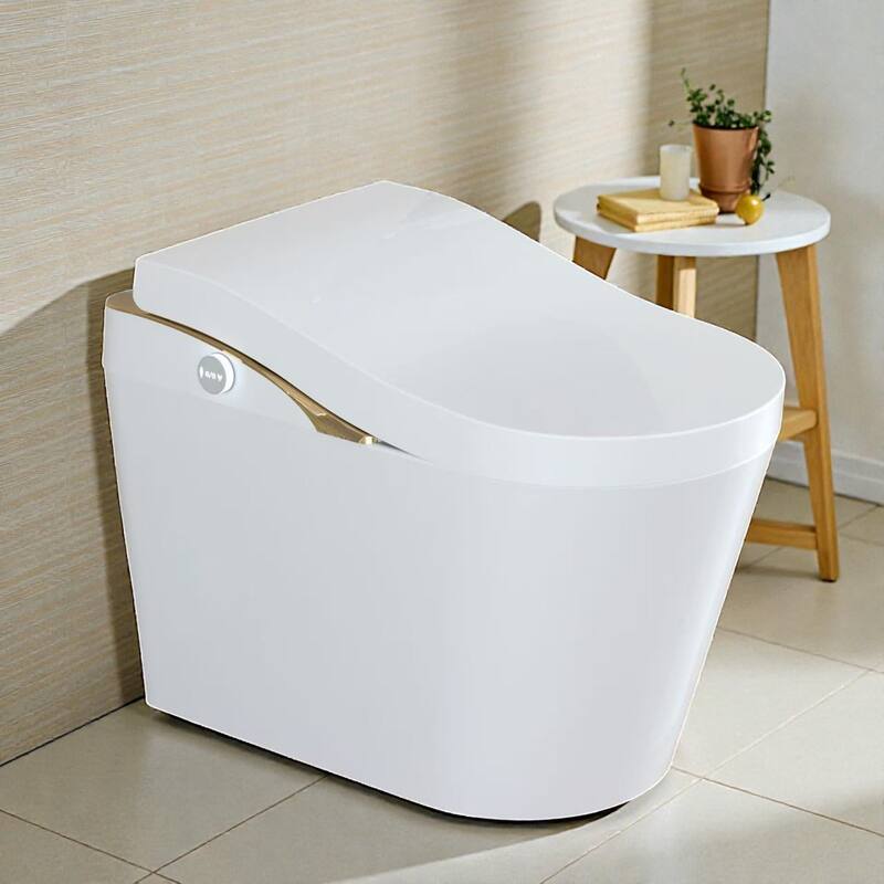 Modern Smart Toilet with Bidet. Auto Open Close. Auto Flush. Heated Seat. Warm Water. Dryer. Foam Shield