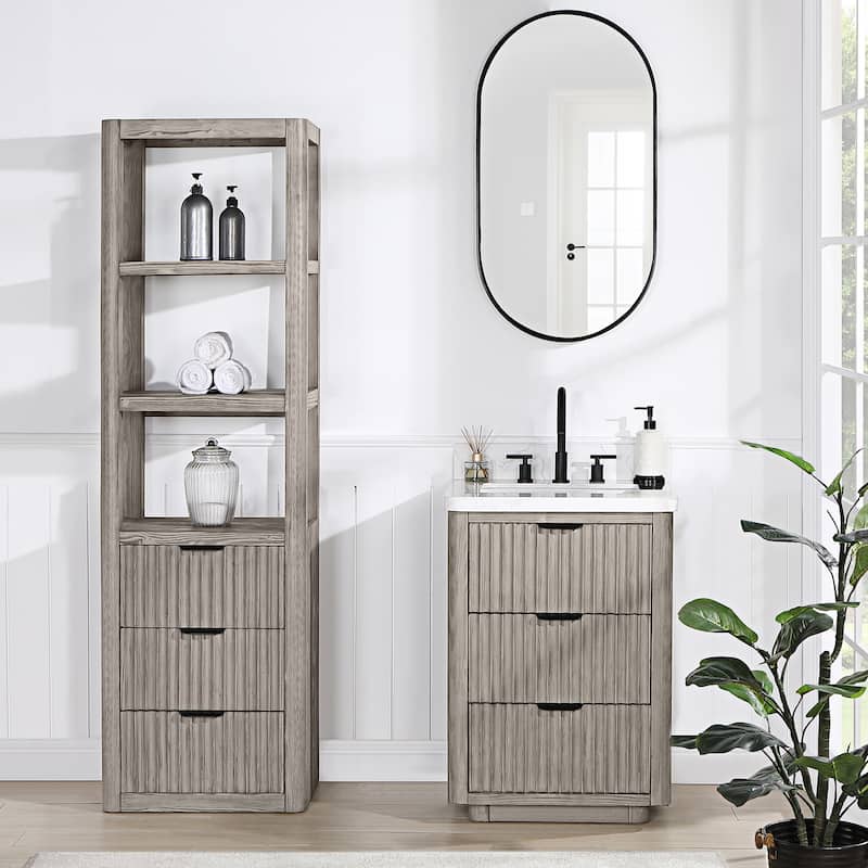 Cadiz 22 in. Storage Cabinet for Bathroom and Living Room