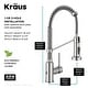 preview thumbnail 49 of 158, Kraus Bolden 2-Function 1-Handle Commercial Pulldown Kitchen Faucet