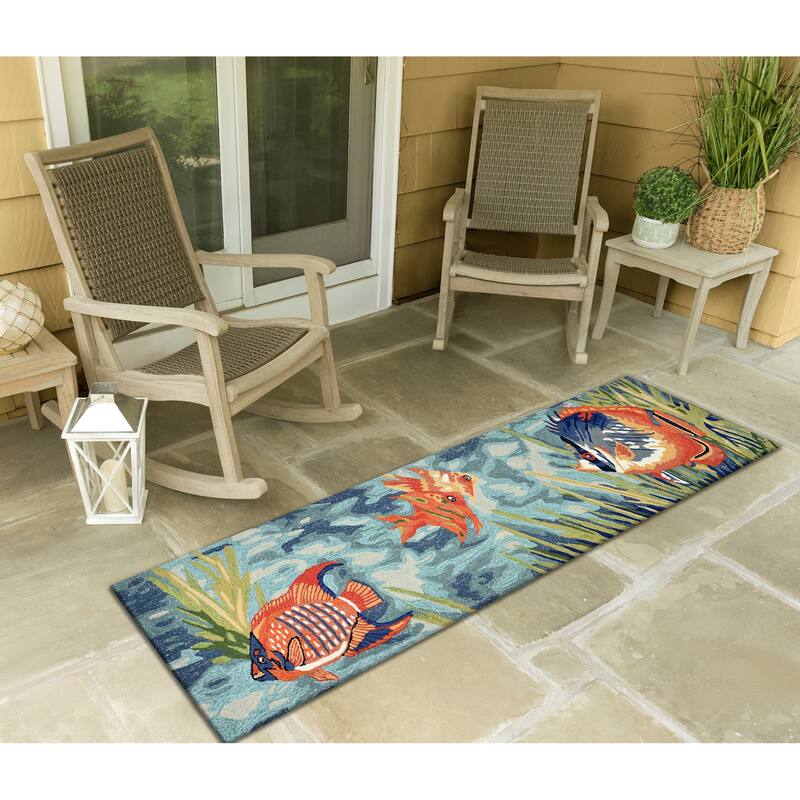 Liora Manne Ravella Tropical Fish Indoor/Outdoor Rug