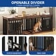 preview thumbnail 21 of 38, Moasis Extra Large Dog Crate Furniture with Sliding Doors