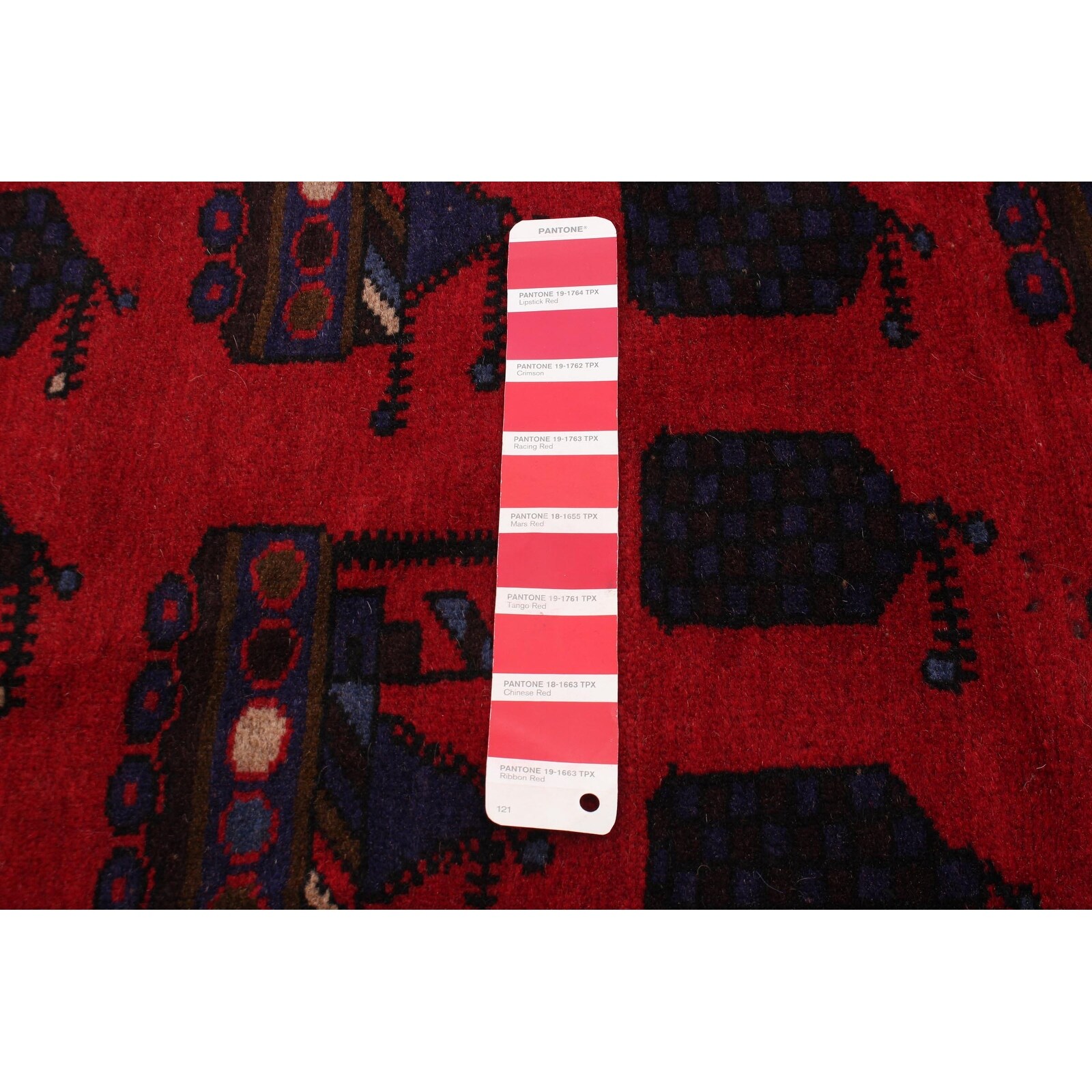 Hand-Knotted Wool Rug Rare War Bordered Red Rug 3'0 x 5'1 Bedroom 365614 eCarpet Gallery Area Rug for Living Room Hand-Knotted Wool Rug Rare War Bordered Red Rug 3'0 x 5'1 Bedroom 365614 eCarpet Gallery Area Rug for Living Room