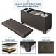preview thumbnail 5 of 62, Nestl Storage 30-In Storage Ottoman Bench with Storage Bins for Bedroom - Folding Foot Rest Ottoman with Storage for Living Room