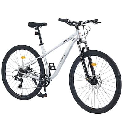 29 Inch Wheels 8 Speed Mountain Bike, For Men Women Boys And Girls, Front Suspension, Steel Frame