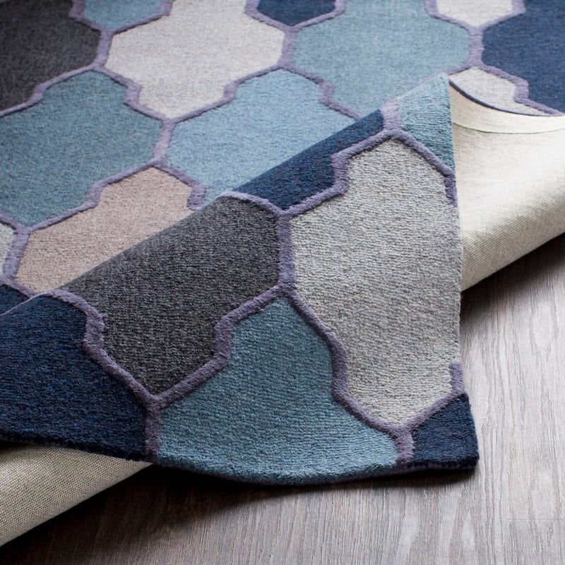 Hand-Tufted Ryde Moroccan Trellis Wool Rug
