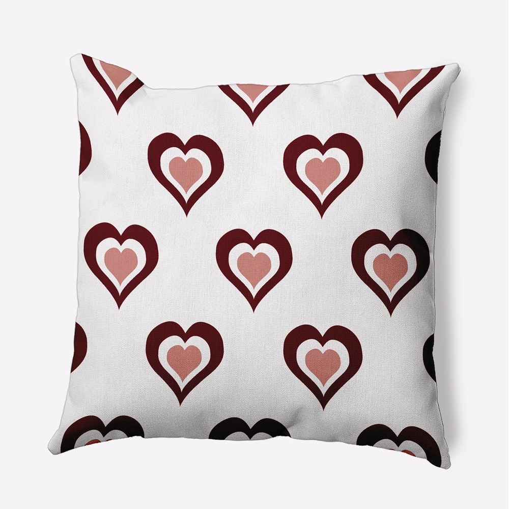 Burnin' Love Valentines Day Decorative Throw Pillow