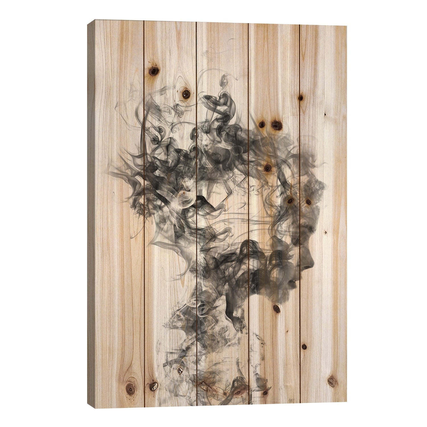 Dissolve Me Print On Wood by Dániel Taylor - Multi-Color