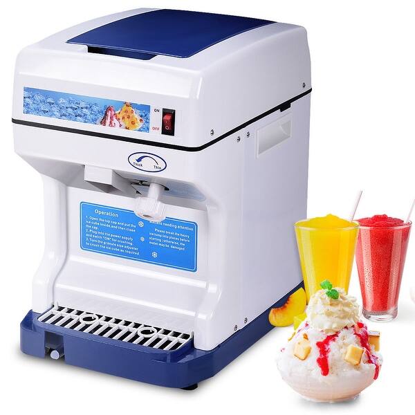 Shop Costway Electric Ice Shaver Machine Tabletop Shaved Ice