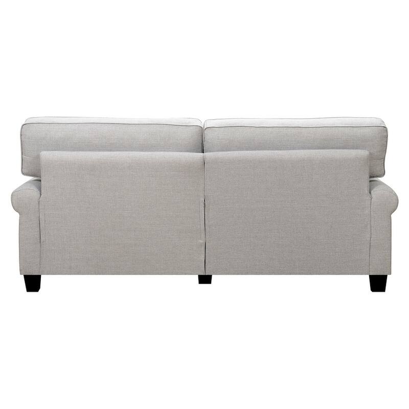 Serta Copenhagen 73" Sofa Couch for Two People, Pillowed Back Cushions and Rounded Arms, Durable Modern Upholstered Fabric