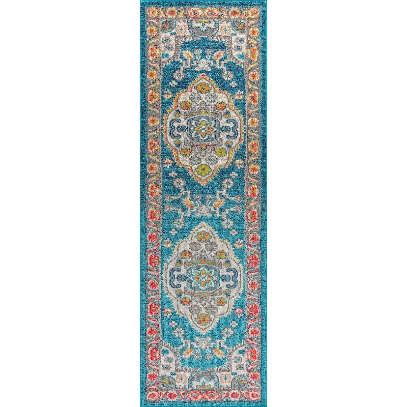 JONATHAN Y Boho FLAIR Medallion Area Rug
