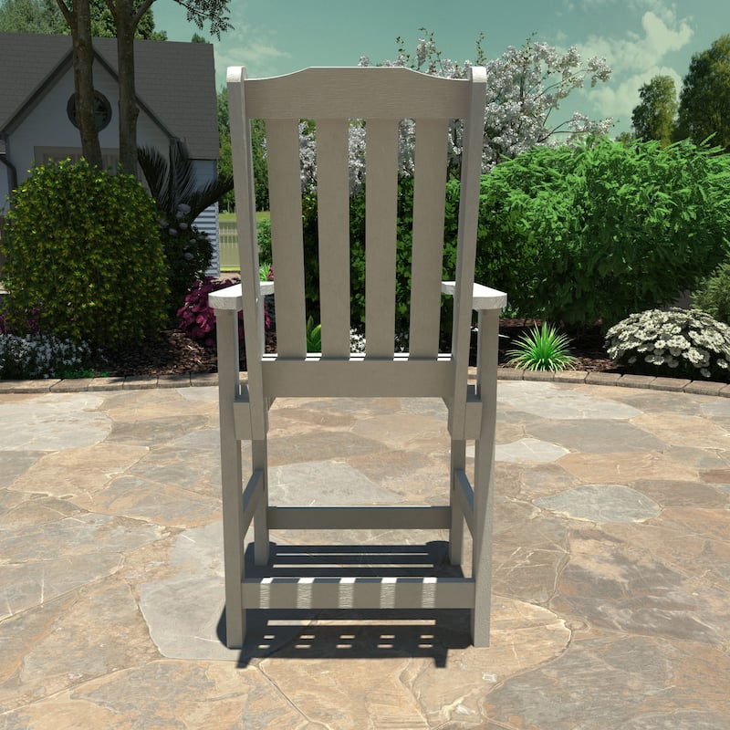 Lehigh Eco-friendly Counter Height Outdoor Dining Armchair
