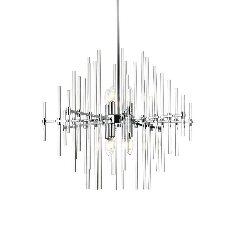 Samuel 27 inch Crystal Rod Pendant - N/A