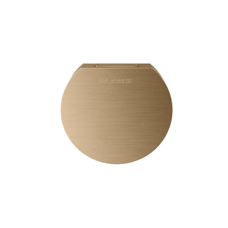 Mr Steam 104515 Designer Square 3 in. Steamhead with Aroma Therapy - Brushed Bronze