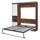 preview thumbnail 3 of 7, Full Size Murphy Bed Wall Bed with Cabinet for Small Living Spaces