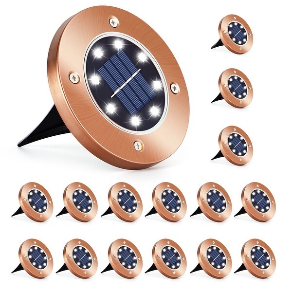 Garden disk lights on sale