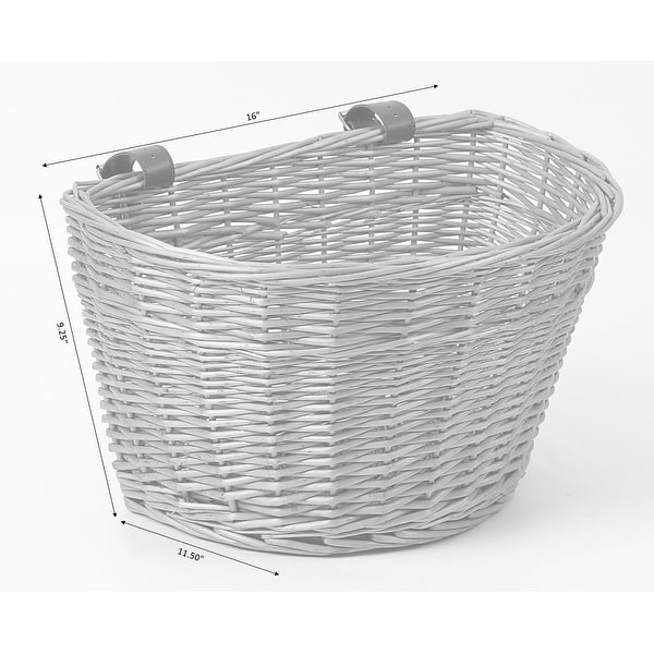 Large wicker bicycle basket cheap