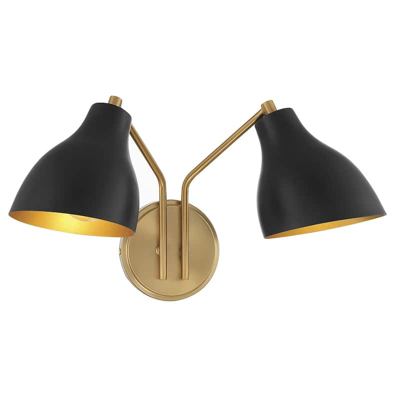 Meridian M90075 2 Light 10" Tall Wall Sconce