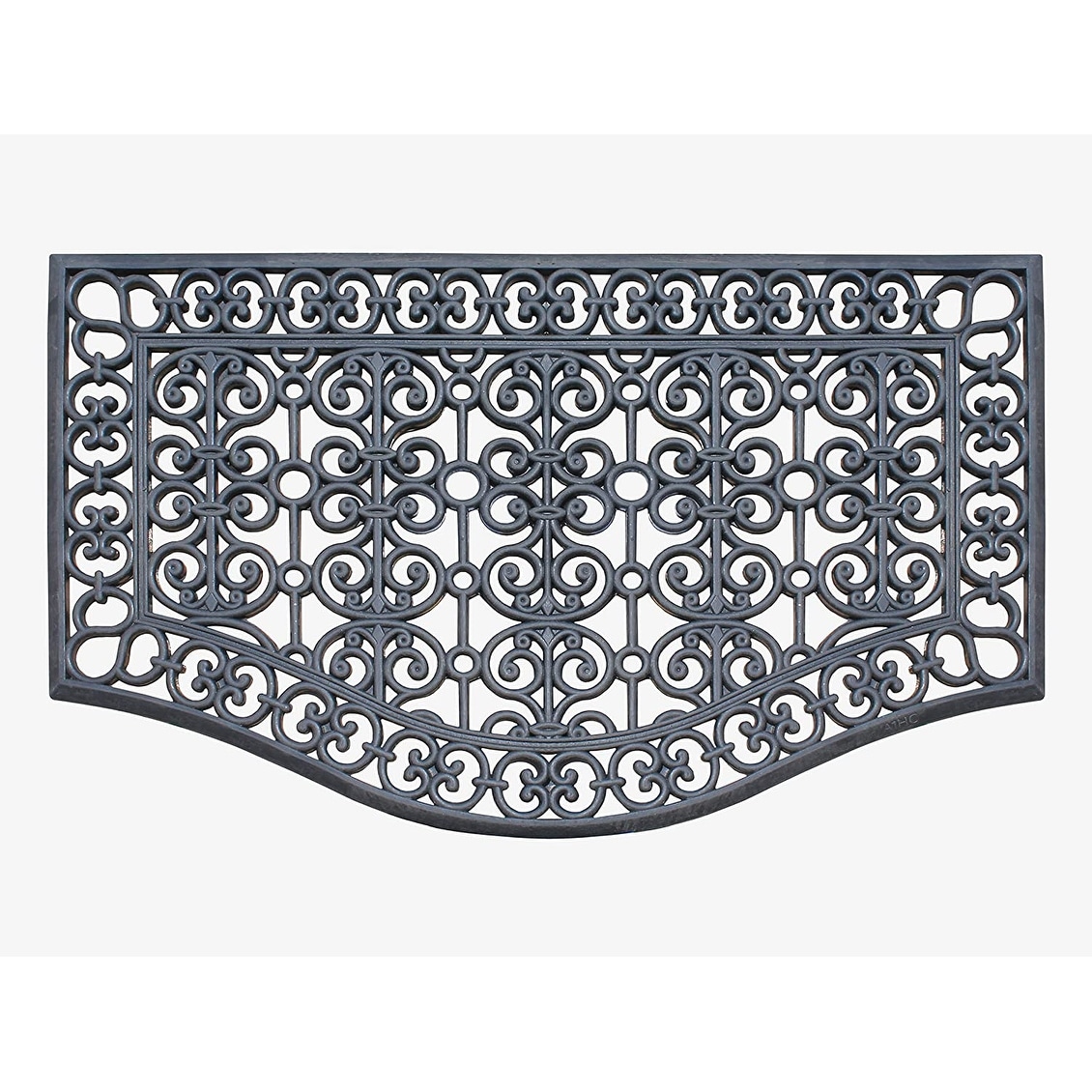 A1HC 12-LB Heavy Duty Rubber Doormat 24"×39" - Outdoor Front Door Mat, Non-Slip Drainage Mat for Entryway Patio Garage