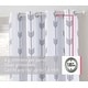 preview thumbnail 2 of 46, HLC.me Arrow Thermal Room Darkening Blackout Energy Efficient Window Curtain Grommet Panels - Set of 2