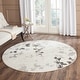 preview thumbnail 4 of 25, SAFAVIEH Evoke Kirsten Distressed Vintage Boho Rug 6' Round - Cream/Dark Grey - Round