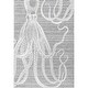 preview thumbnail 9 of 13, Nuloom Made by Thomas Paul Faded Stripes Area Rug 5' Round - Grey - Round