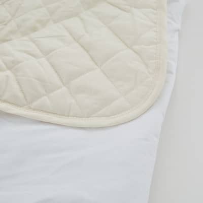 My Baby's First, Quilted Waterproof Bassinet Pad, All Natural Cotton, 15" x 30", 2 Pack