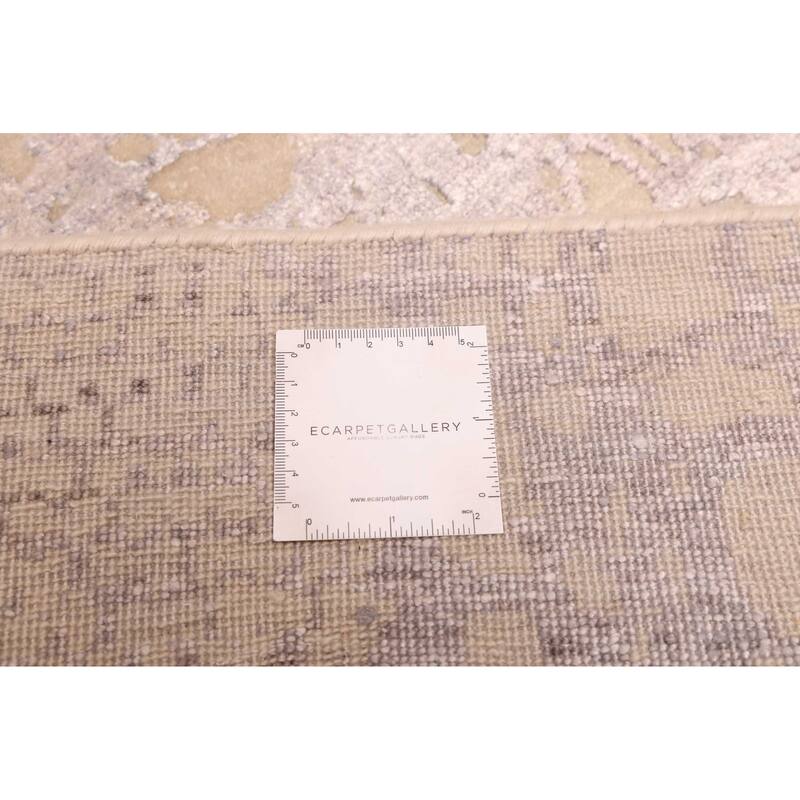 ECARPETGALLERY Hand-knotted Legacy Silver Silk, Wool Rug - 8'9 x 12'3