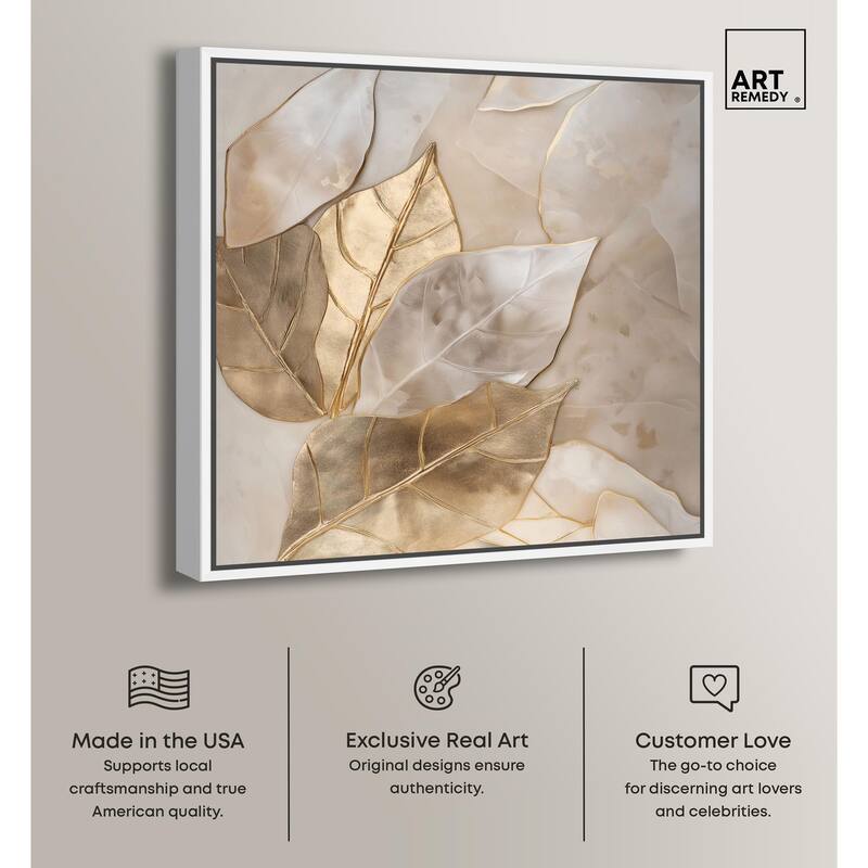 Golden Boughs Canvas by Art Remedy
