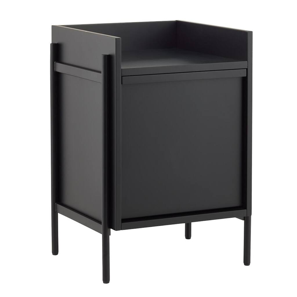 Hudson Letter-Size File Cabinet Matte Black