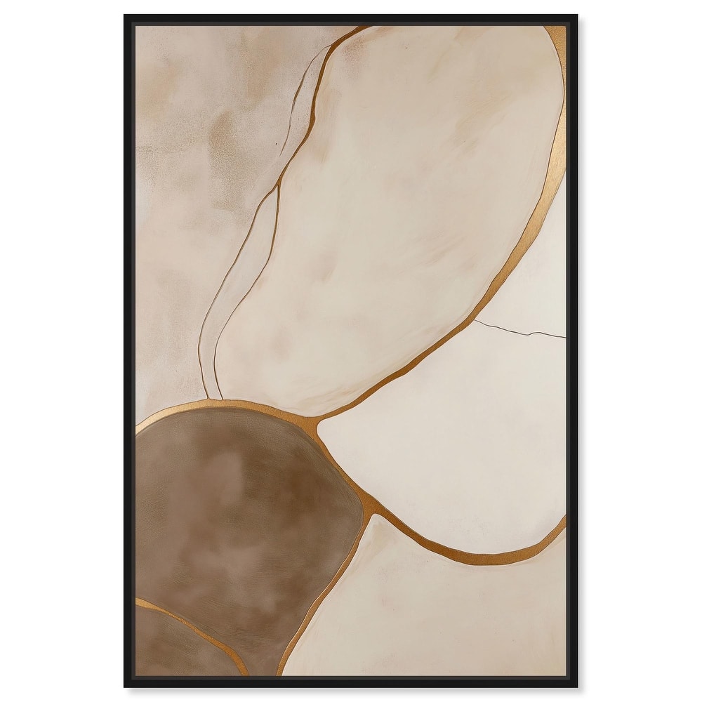 Taupe Terrain I Canvas by Art Remedy