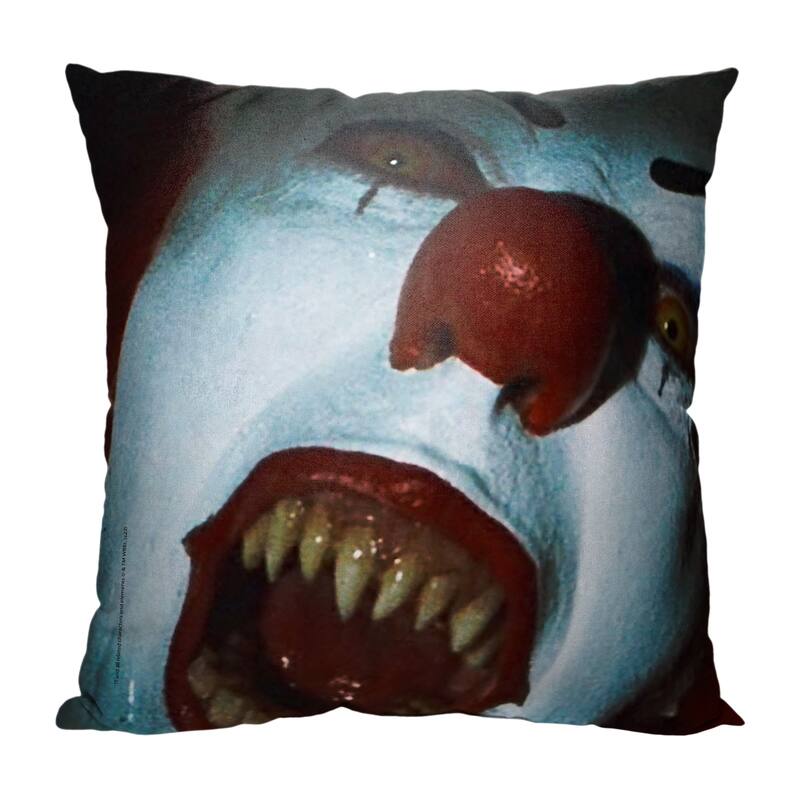 Warner Brothers Horror It Killer Bite 18 Inch Throw Pillow