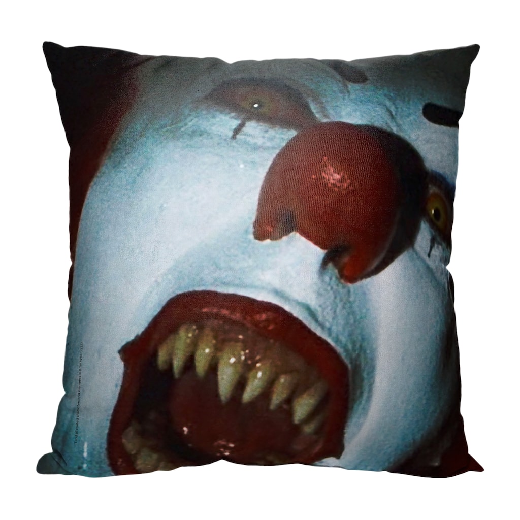 Warner Brothers Horror It Killer Bite 18 Inch Throw Pillow