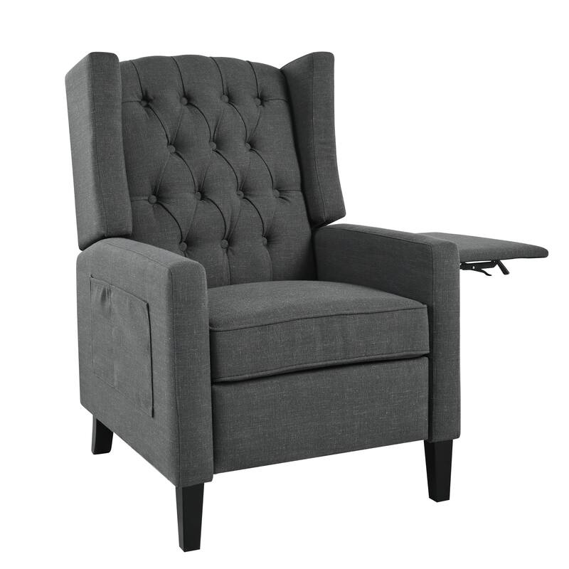 Recliner Chair with Side Table & USB Ports