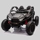 preview thumbnail 1 of 3, Kids 24V Two-Seater UTV Ride-On with Remote Control, Bluetooth, Four-Wheel Suspension, 3.73-4.97 MPH, for 3+ Years Old Black