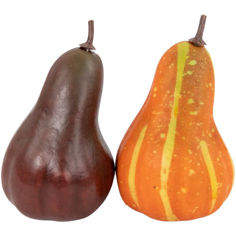 Fall Harvest Artificial Pumpkin Gourd Acorn and Leaf Decoration Set - 11-Piece