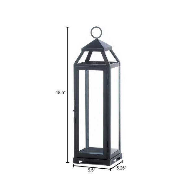 Medium and Large Lean & Sleek Candle Lanterns Black Bed Bath & Beyond 28711587