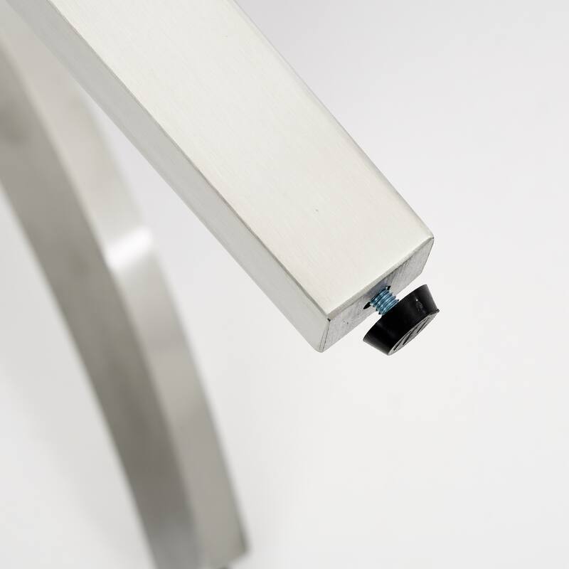 Roomfitters Mid-Century Modern Dining Chairs Set of 2, Chenille Upholstered Curved Back Accent Chairs