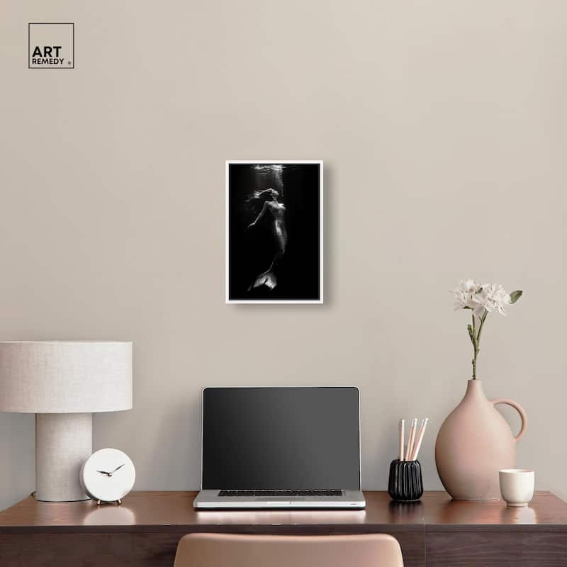 Mermaid Deep Canvas by Art Remedy