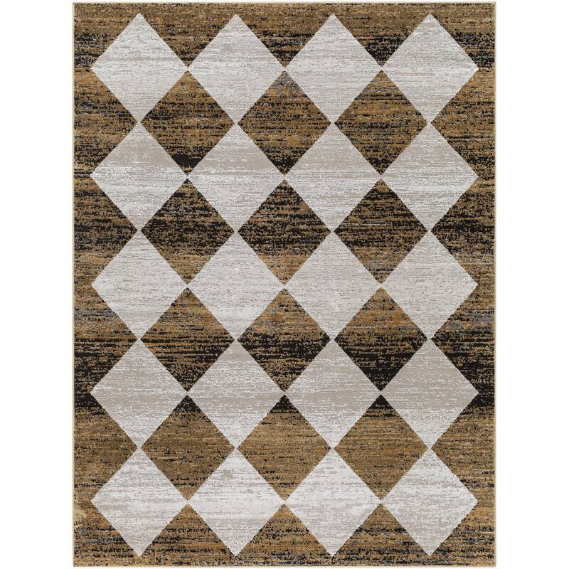 Livabliss Allegro Modern Diamond Area Rug