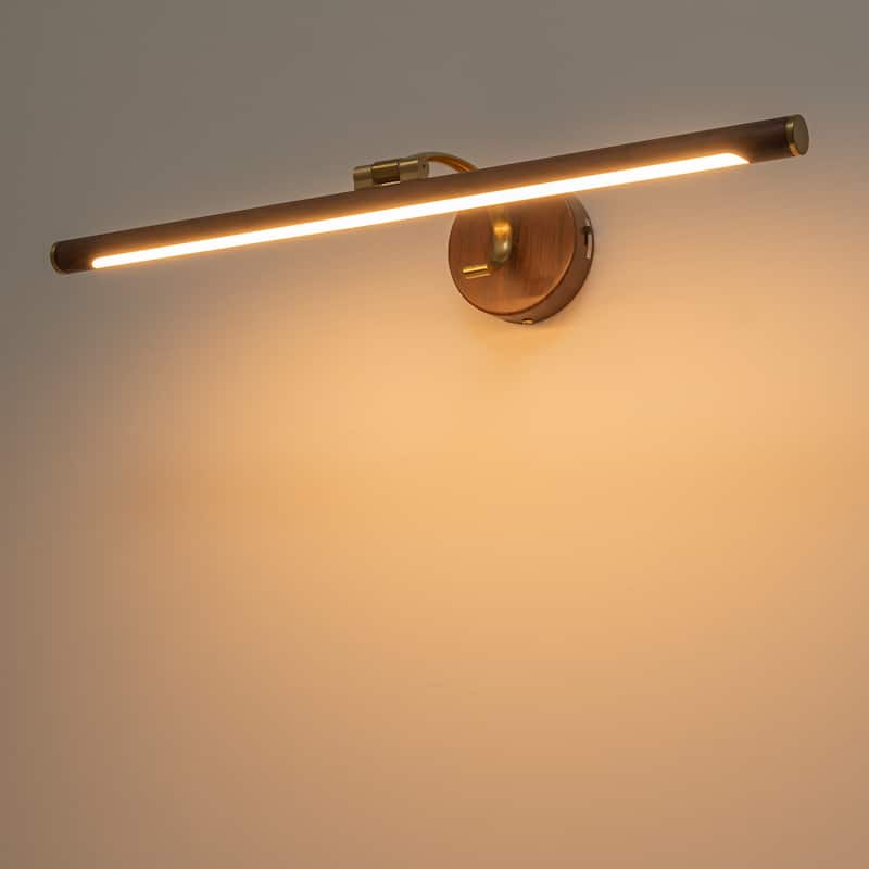 24 in. Vintage Bathroom Vanity Light Rotatable LED Bath Bar