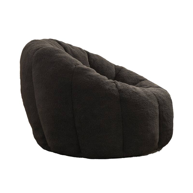 Anmytek Plush Oversized Bean Bag Chair with Armrests High-Density Foam Lazy Comfy Seat