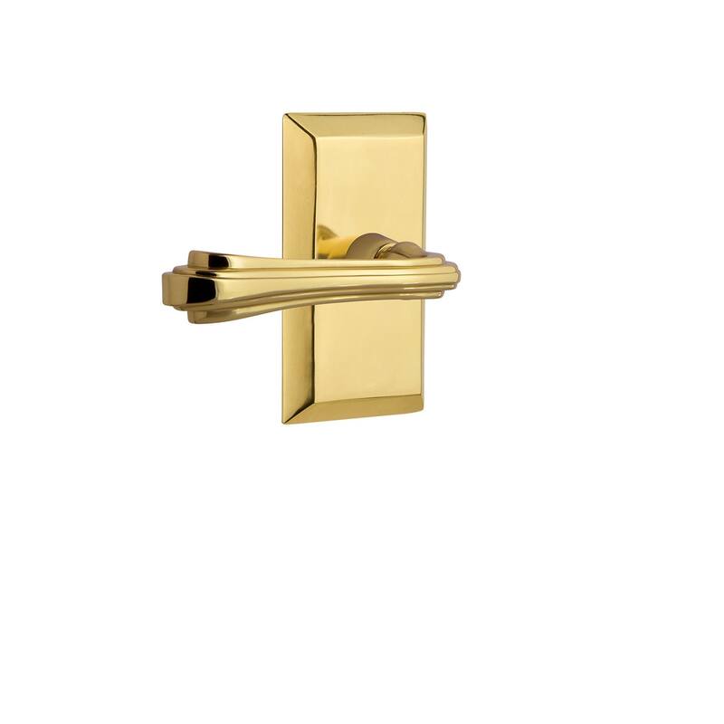 Nostalgic Warehouse Fleur Non-Turning One-Sided Door Lever with Studio