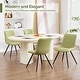 preview thumbnail 14 of 76, HOMYKA Modern Dining Chairs with Thick Cushions Set of 3