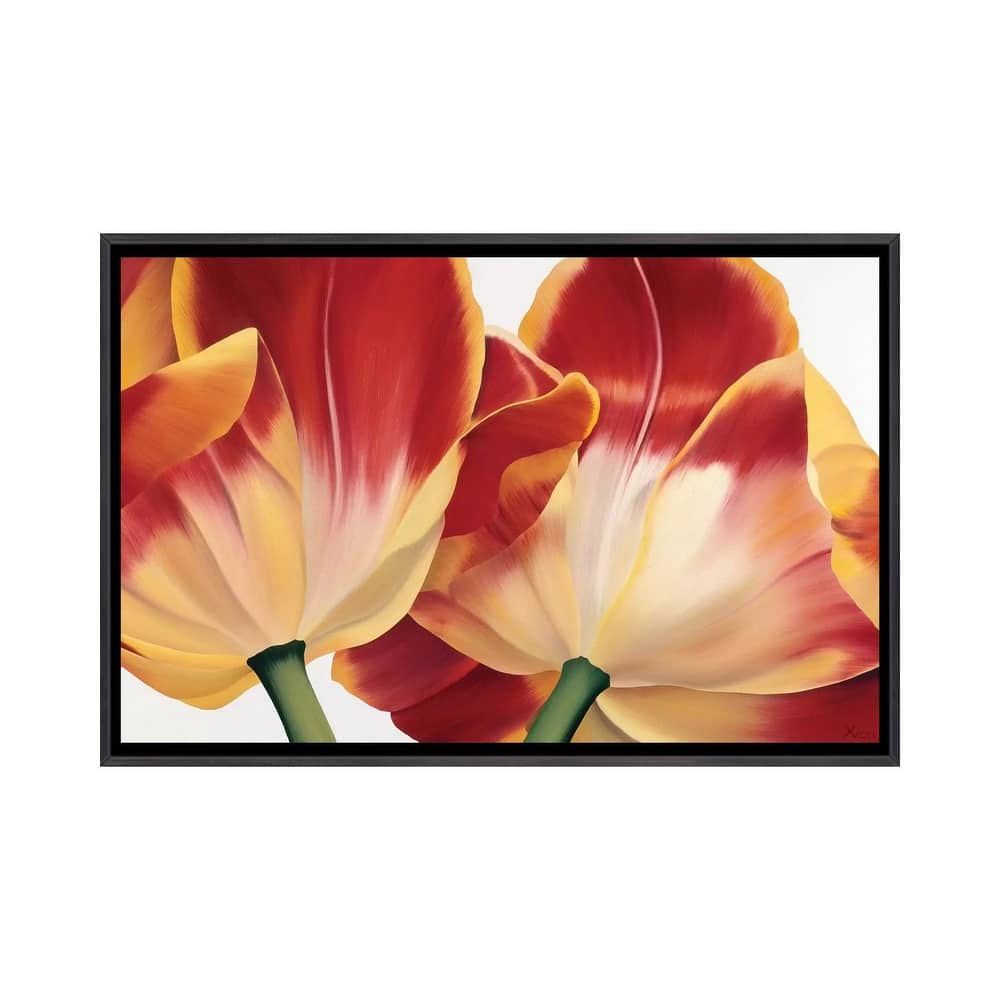 iCanvas "Fancy Flower III" by Yvonne Poelstra-Holzhaus Framed
