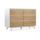 preview thumbnail 27 of 43, Max and Lily Scandinavian 6 Drawer Dresser
