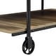 preview thumbnail 23 of 25, Hyssop Farmhouse 47-inch Metal 1-Shelf Console Table by Furniture of America