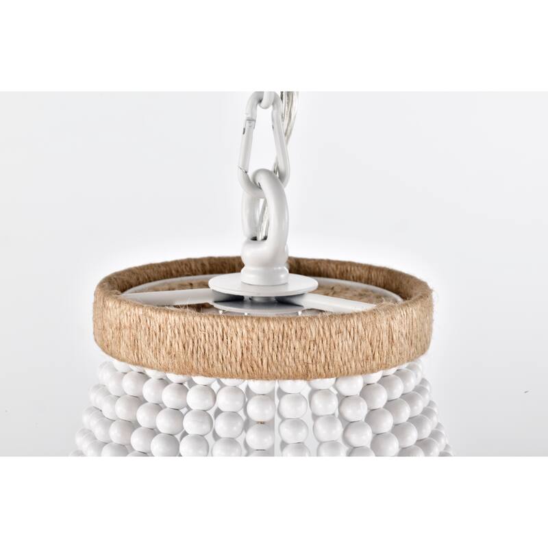 Sotho 16 Inch Beads Bohemian Chandelier with Light