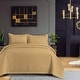 preview thumbnail 15 of 22, Naples Solid Oversized Quilt Set Cashmere - King