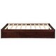 preview thumbnail 4 of 23, Space-Saving Twin Size Platform Storage Bed with 3 Drawers - Pine Wood Frame, Available in 3 Colors