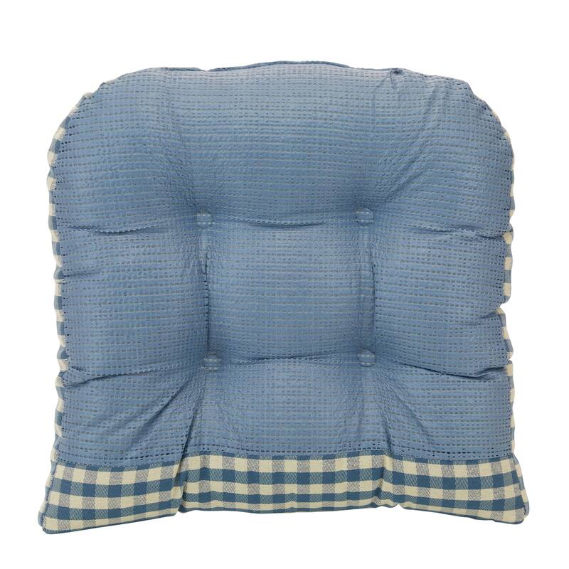 Klear Vu Gripper Overstuffed Universal Non-Slip Dining Chair Cushions